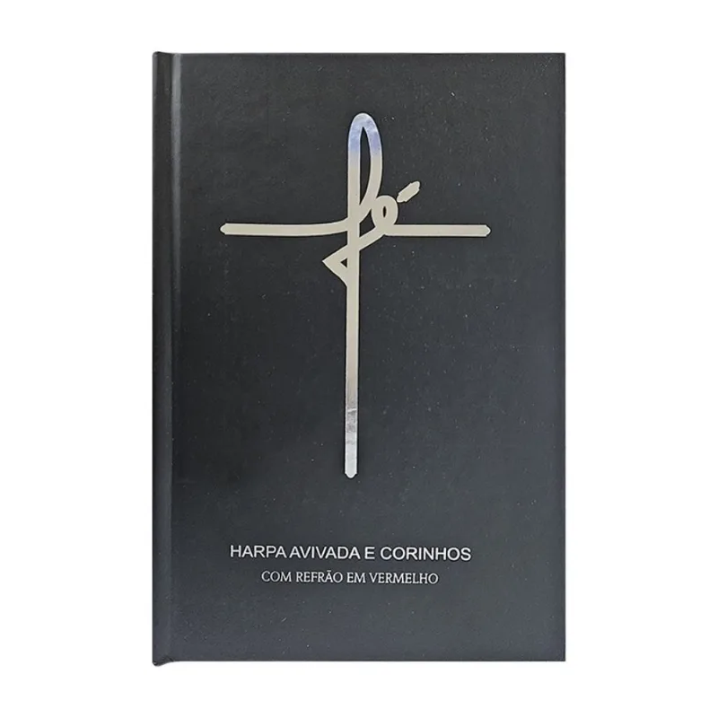 Harpa avivada e corinhos capa dura l. hiperg. mod. 11 fé preta