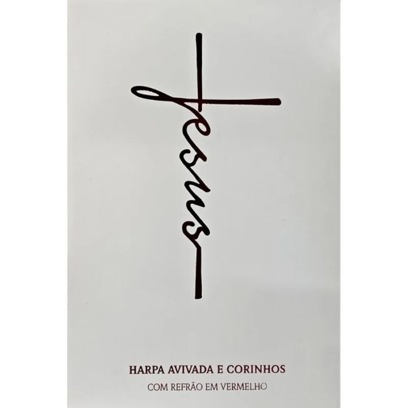 Harpa avivada e corinhos brochura l. hiperg. - mod. 08 jesus branca