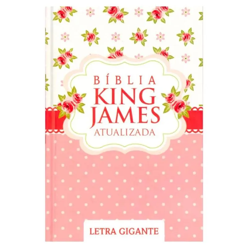 Bíblia Sagrada King James Atualizada Letra Gigante Capa Dura Scrap Book