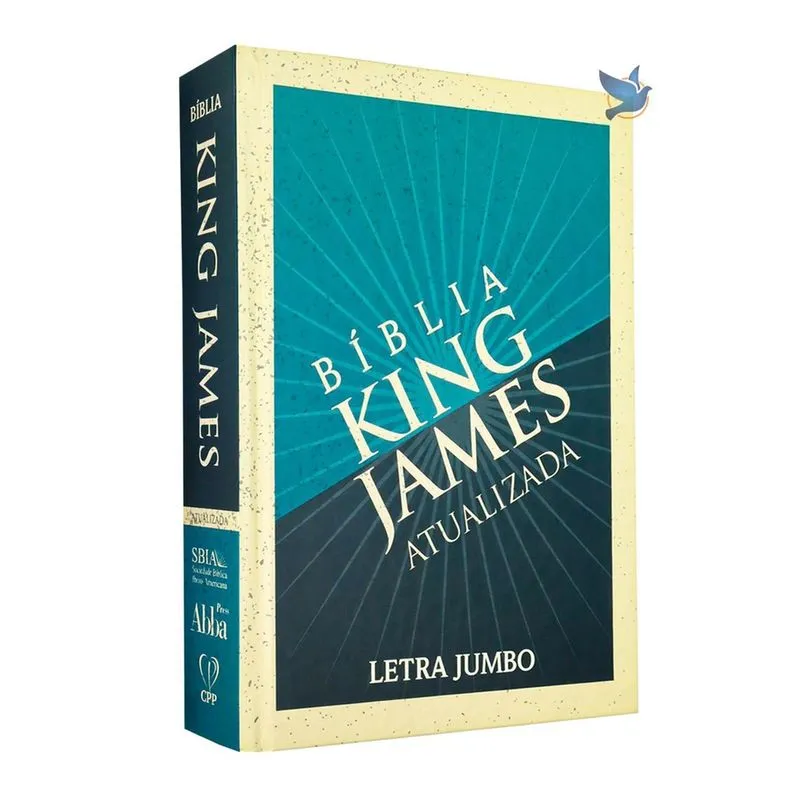 Bíblia King James Atualizada Letra Jumbo Capa Dura Retrô