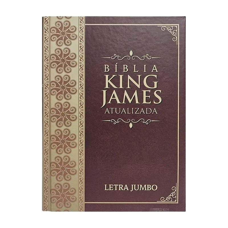 Bíblia Jumbo Kja - Capa Dura - Arabesco Bordô