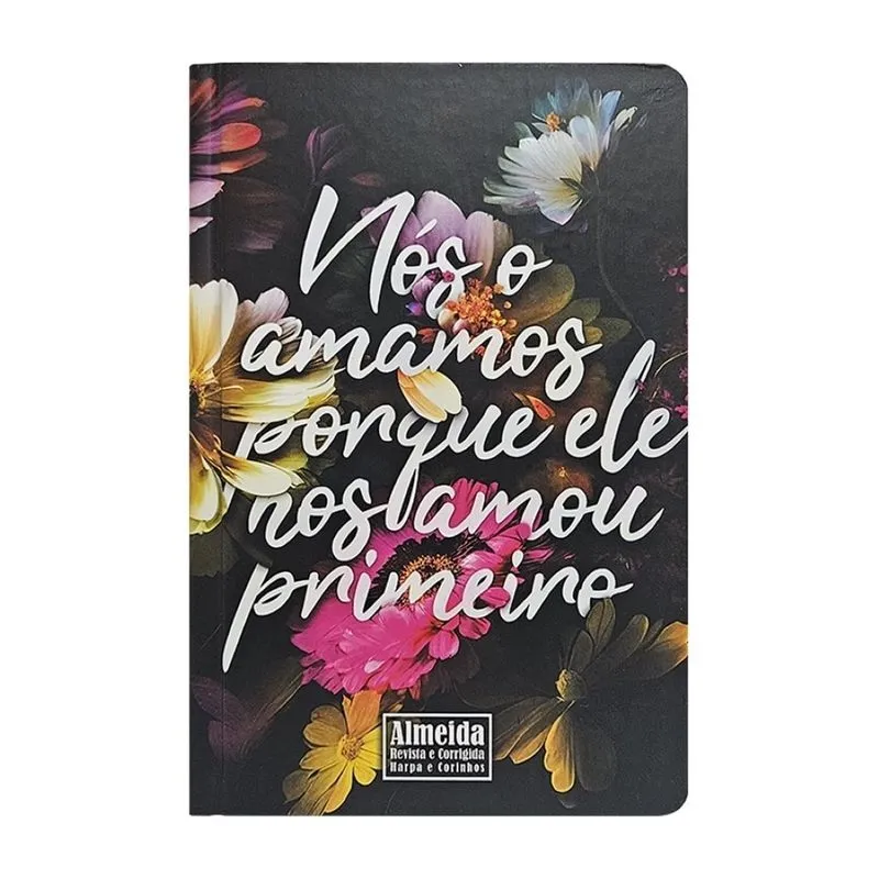 Bíblia lt. gigante arc ppm pjv c/ harpa e corinhos - ele nos amou