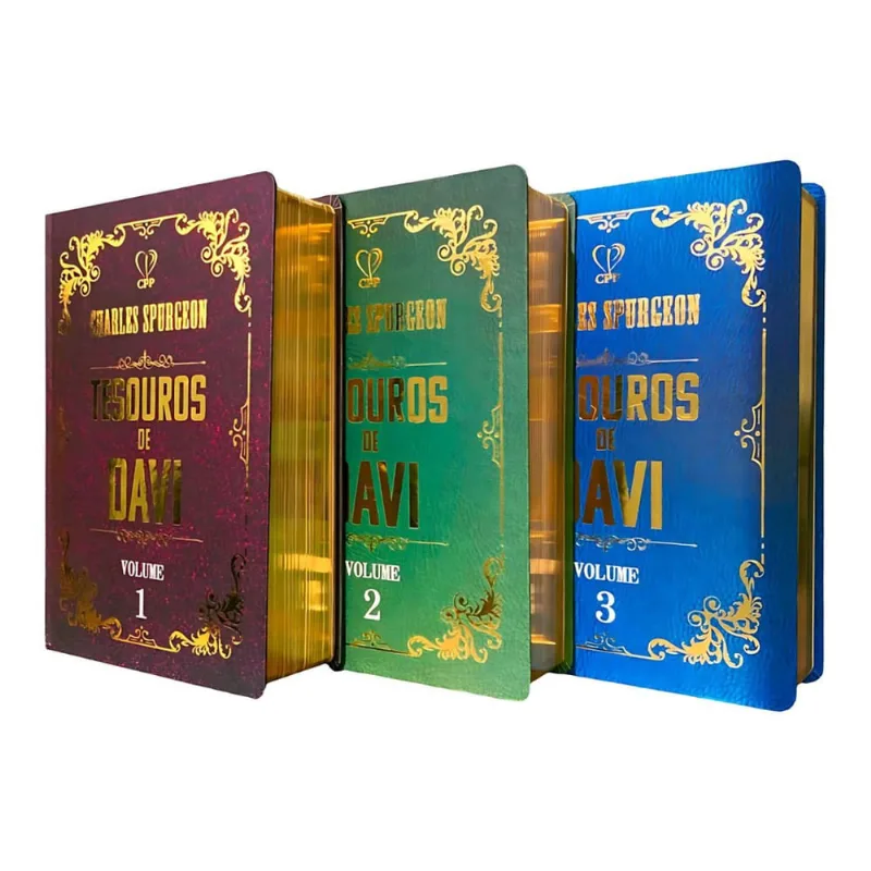 Box Os Tesouros de Davi - Com 3 Volumes - Charles Spurgeon
