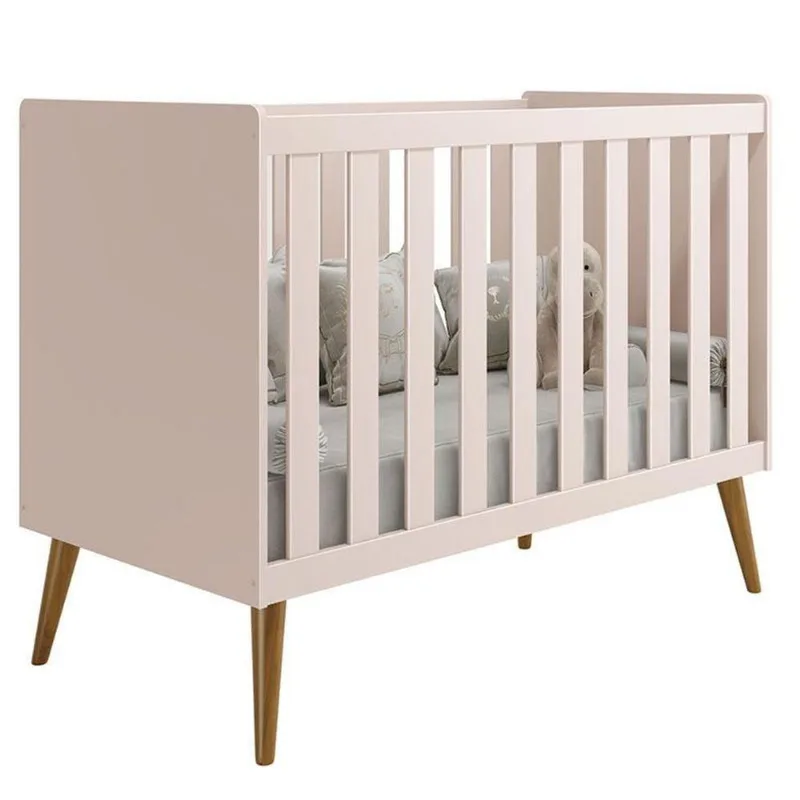 Berço Americano Isis Rosa Acetinado - Reller