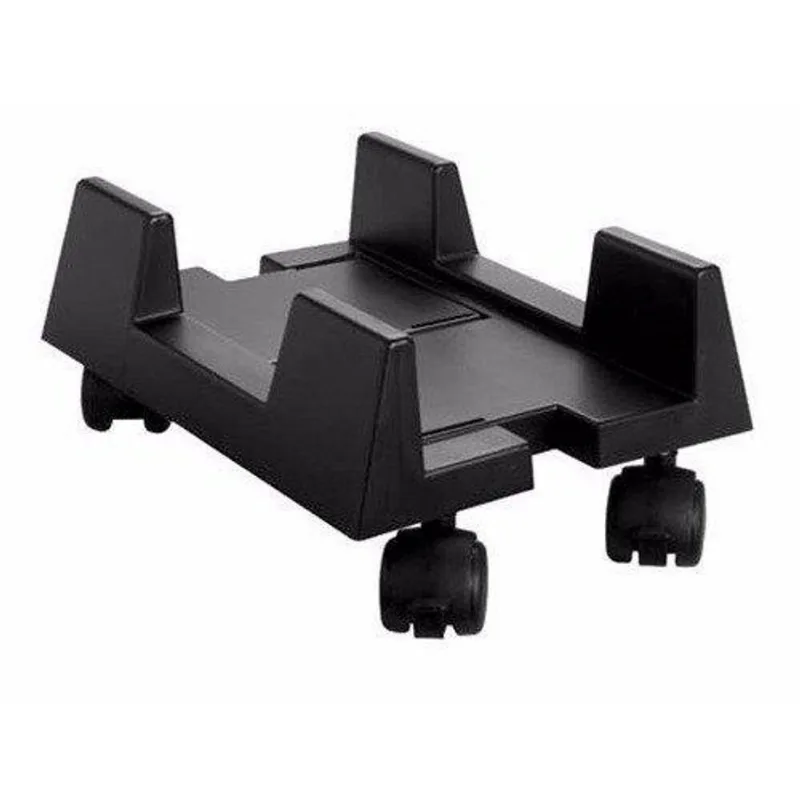 Suporte para Computador / cpu Masticmol com Rodinhas e Regulagem de Largura Preto PC310