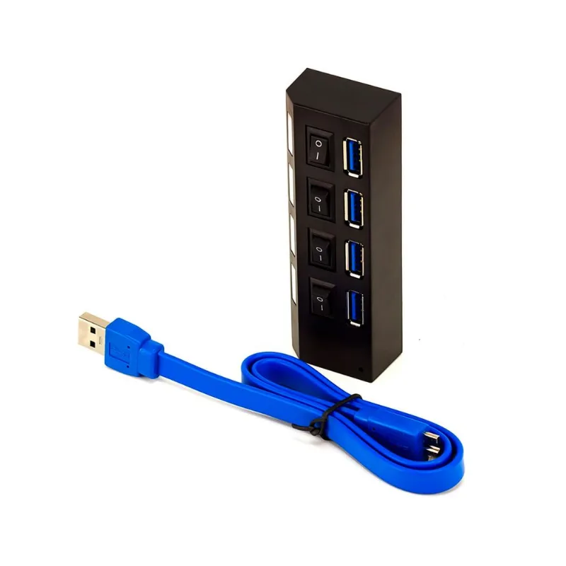 Hub USB 3.0 4 Portas com Chave 42.766 Cabos Golden
