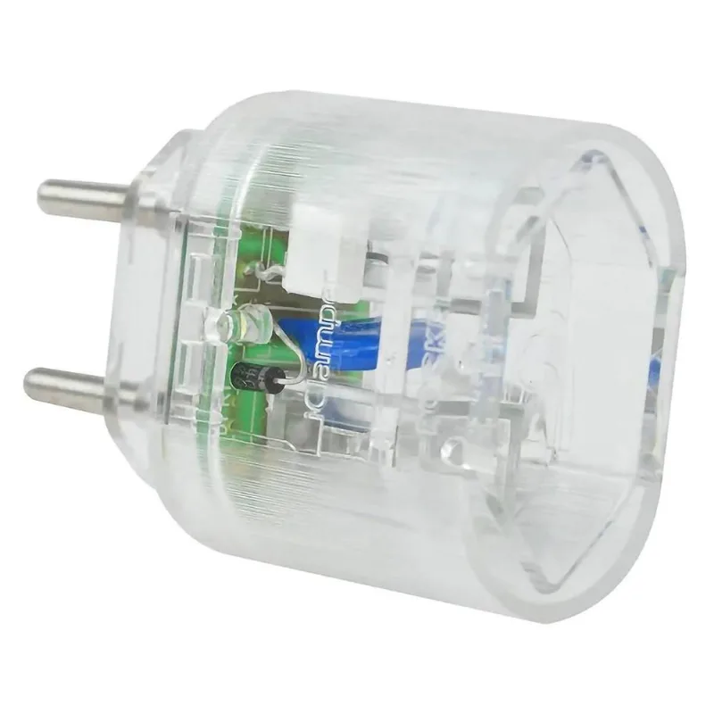 iClamper Pocket 10A Proteção contra Surtos Elétricos em Ambientes Clamper 2P DPS Transparente 010191