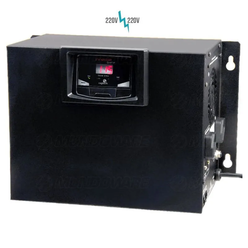 Nobreak para Cancela e Portões Eletrônicos 220V 1HP Senoidal 1200VA Sem Bateria Interna 4412 Ragtech
