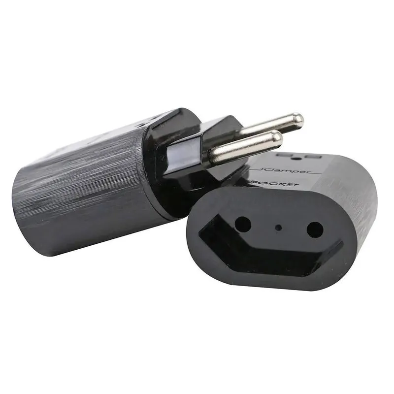 DPS iClamper Pocket 2 Pinos 20A Bivolt Proteção contra Surtos Elétricos e Raios Clamper 2P Preto