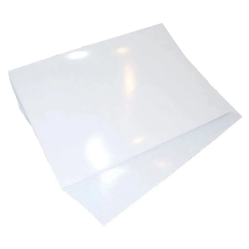 Vinil Adesivo Branco Brilhante à Prova d'água A3 135g Filme pvc Glossy Autoadesivo com 10 folhas