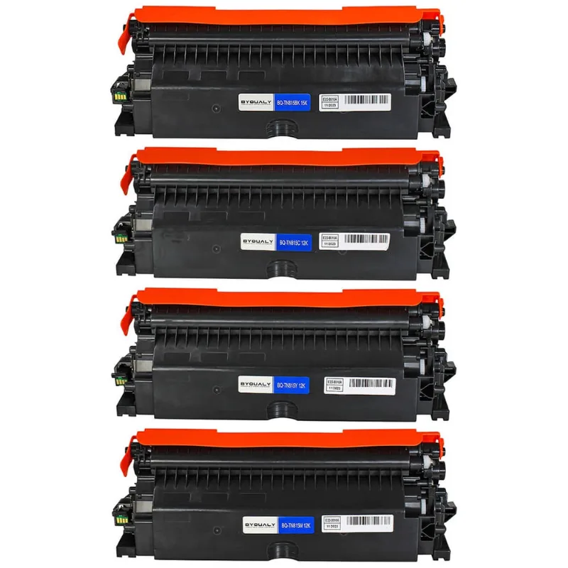 Kit 4 Cores Toner Compatível para TN815 TN-815 Marca ByQualy para HL-L9430cdn HL-L9470cdn MFC-L9630cdn MFC-L9670cdn