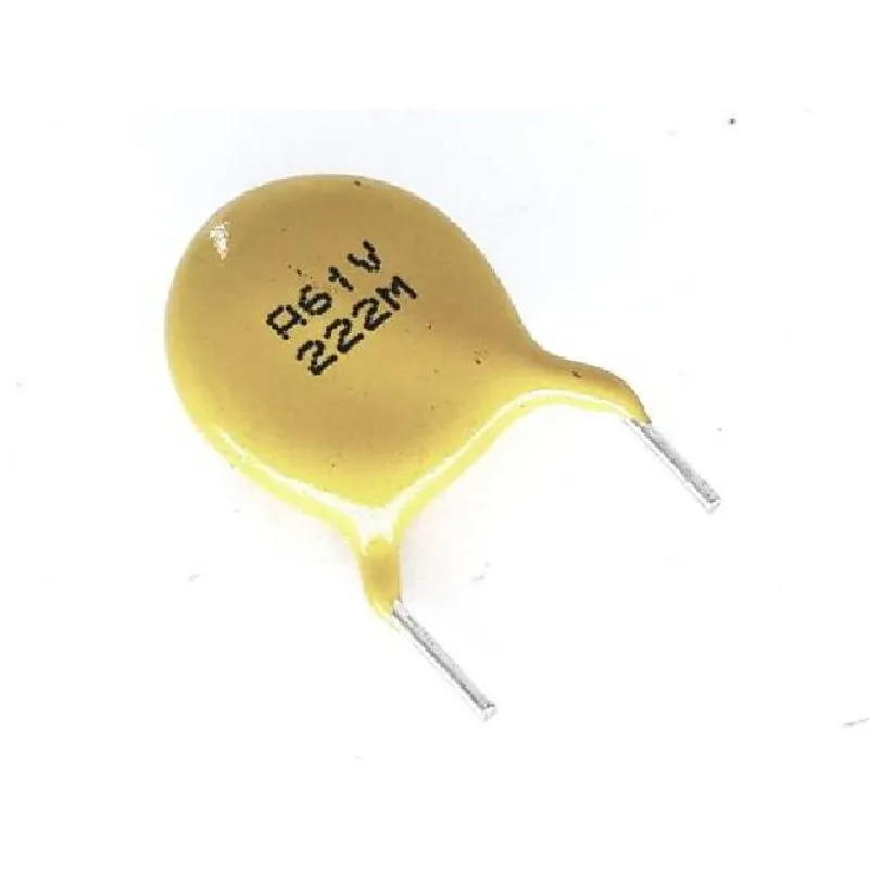Capacitor Cerâmico X1y1 2k2 X 250v A61v222m 20 Peças