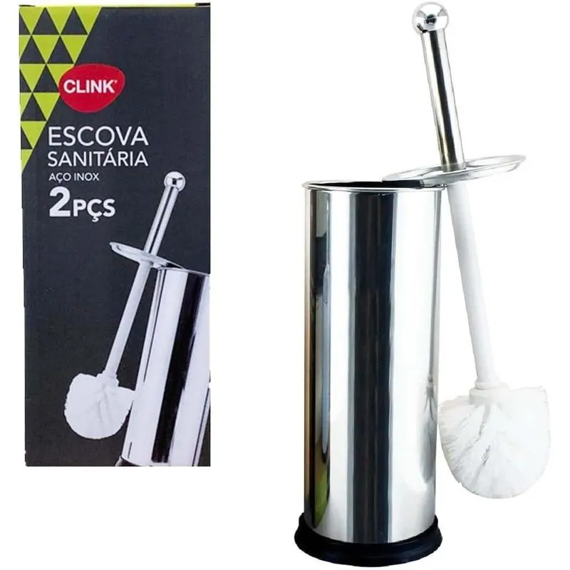 Escova Sanitária Com Suporte Vaso Sanitário Banheiro Toalete