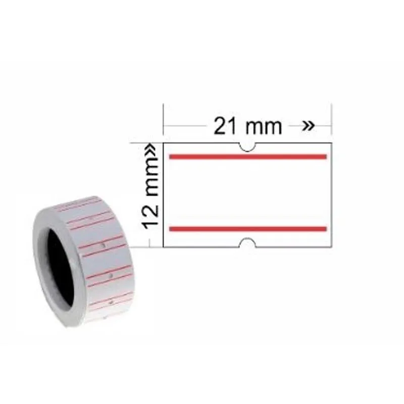 Etiqueta Adesiva de Preço Multiuso 21x12mm 7.000 etiquetas 10 rolos