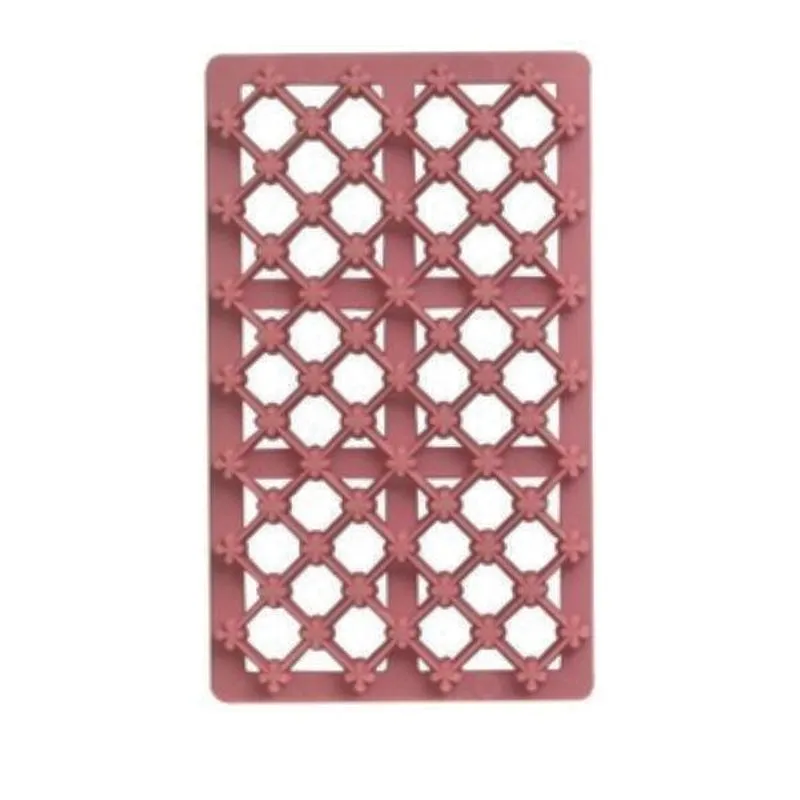 Marcador Matelassê Flor Rosa Bebê Com 1 Peça Bluestar