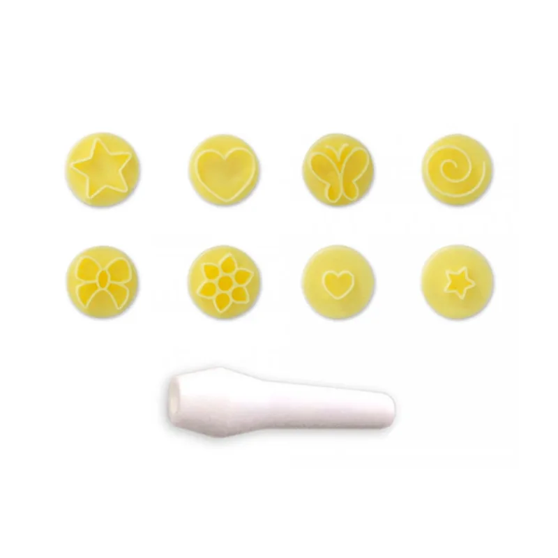 KIT CARIMBOS AMOR AMARELO C/9 R.410976 ÚNICA