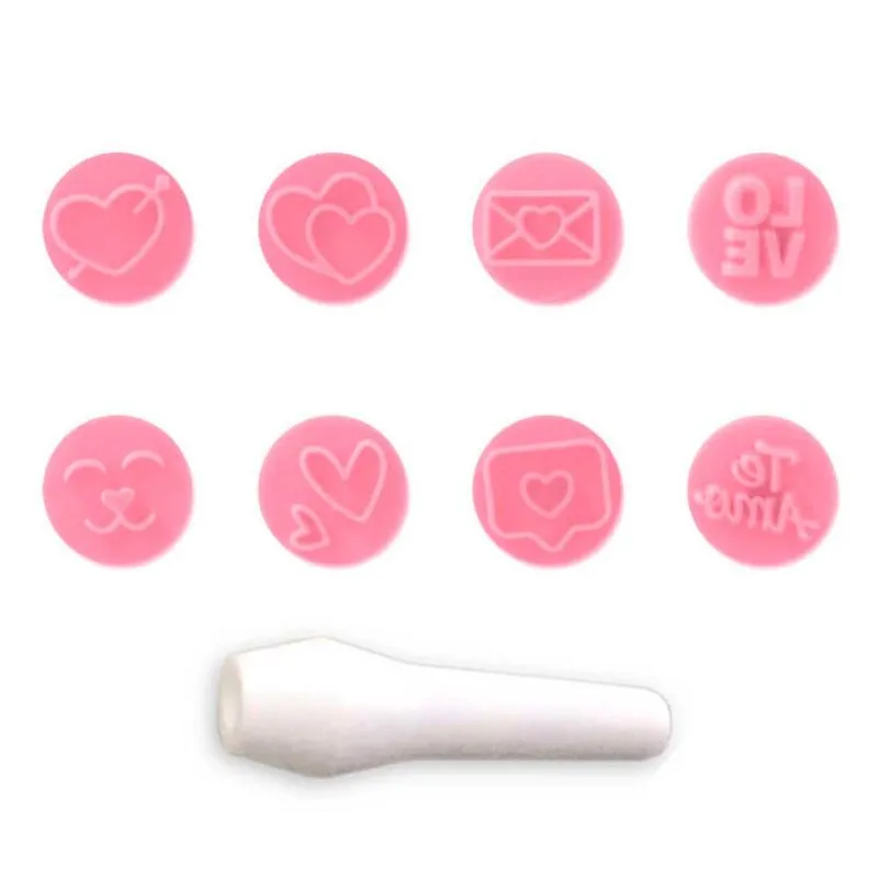 Kit Carimbo para Doces Amor c/9 - Blue Star