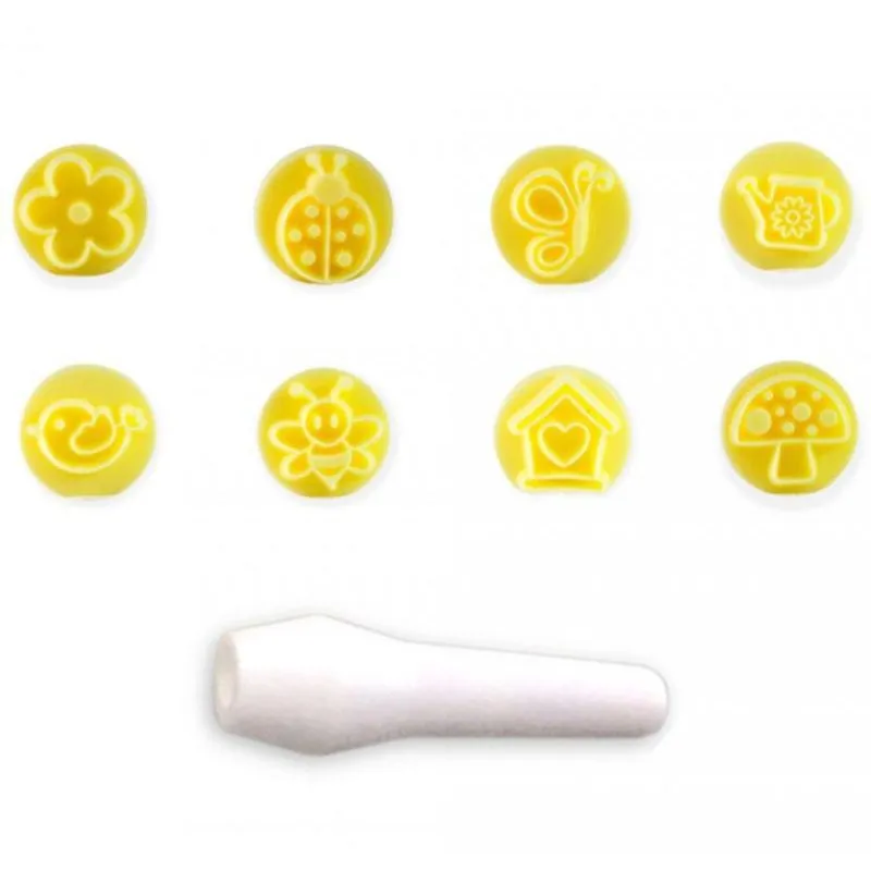 Kit Confeitaria Carimbo Jardim Encantado 8 Modelos