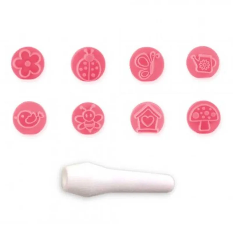 Kit Carimbo para Doces Jardim Encantado c/9 - Blue Star