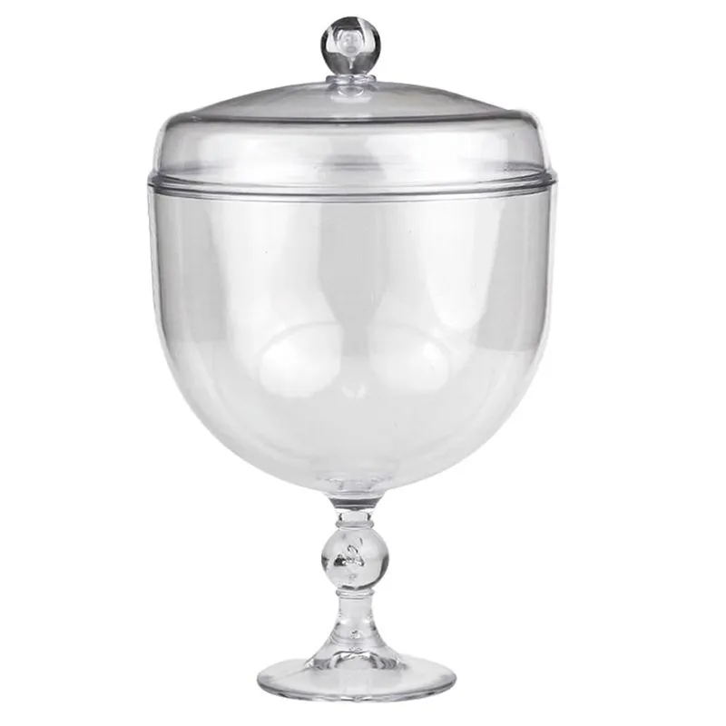 Taça Cristal Com Tampa 1,250ML (411928) BLUESTAR