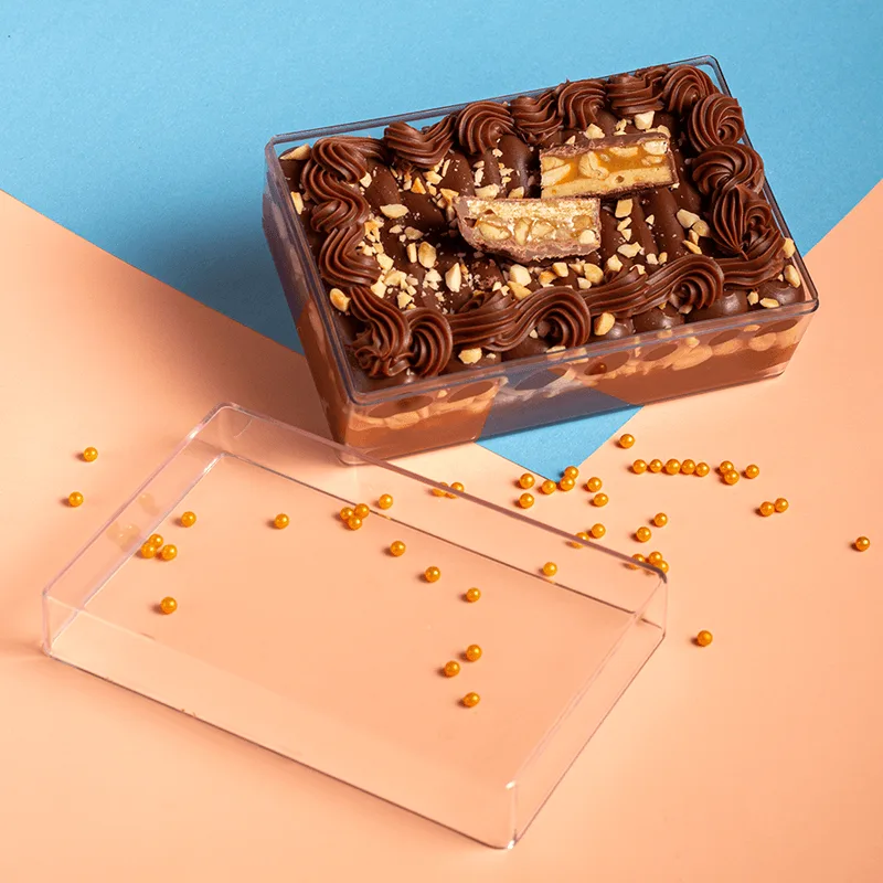 Cake Box Retangular Cristal Com Tampa 500ml UN 413403 BLUESTAR CAKE BOX CRISTAL RET C.TAMPA 500ML 413403 BLUESTAR
