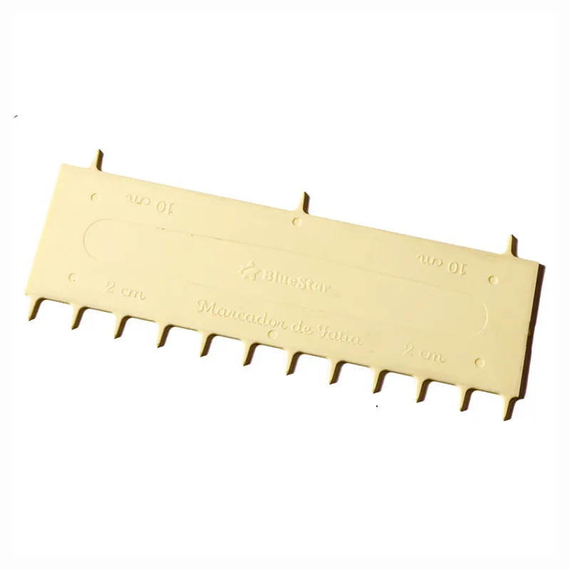 Marcador De Fatias Amarelo 2cm X 10 cm BLUESTAR ESPATULA MARCADORA DE FATIAS AMARELA 2CMX10CM 414332 BLUESTAR