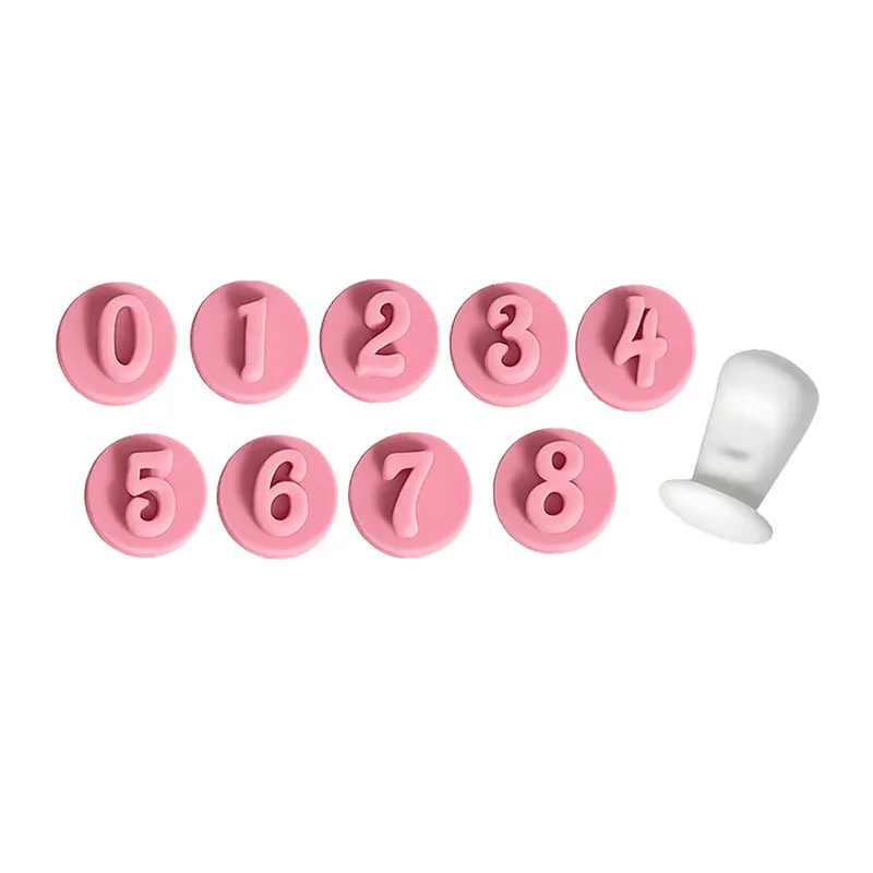 Kit Carimbo Numeros Letras Glamour Rosa Bebê 2cm 10 Pçs BLUESTAR KIT CARIMBOS NUMEROS GLAMOUR ROSA 2CM 10PC 414486 BLUESTAR