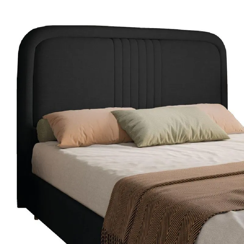 Cabeceira Estofada para Cama Box Casal Queen de 1,60m Suede Chicago Dobuê
