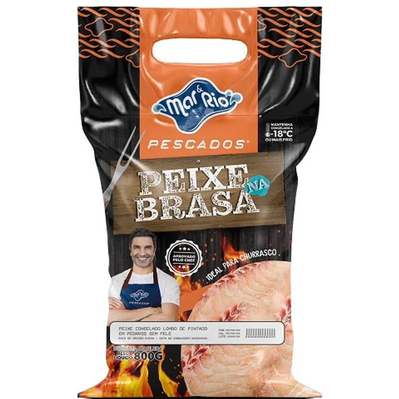 Pintado Em Cubos MAR & RIO Congelado 800g