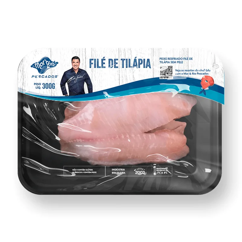 Filé de Tilápia MAR & RIO Resfriado 300g