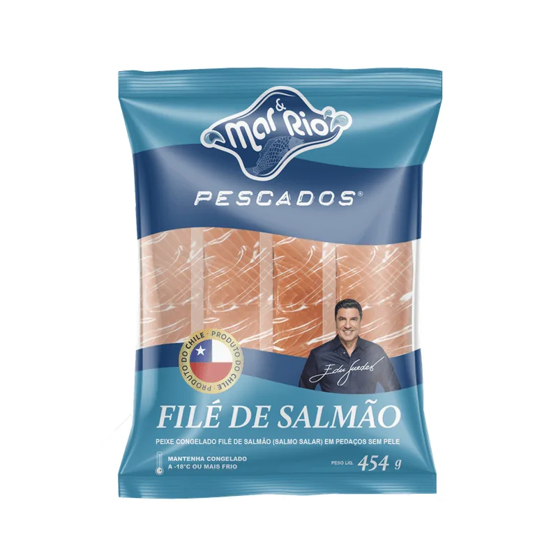 Filé de Salmão MAR & RIO Congelado 454g