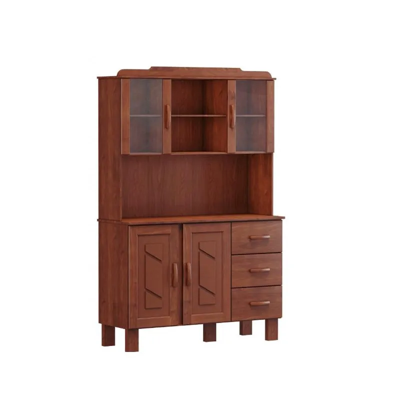 Cristaleira 4 Portas 3 Gavetas Cobre Imbuia 1265T - Finestra