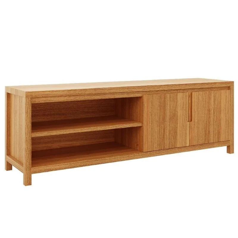Rack para Tv 1552N para 70 Pol 180cm Madeira Maciça Taeda Rustic Milani Movelaria