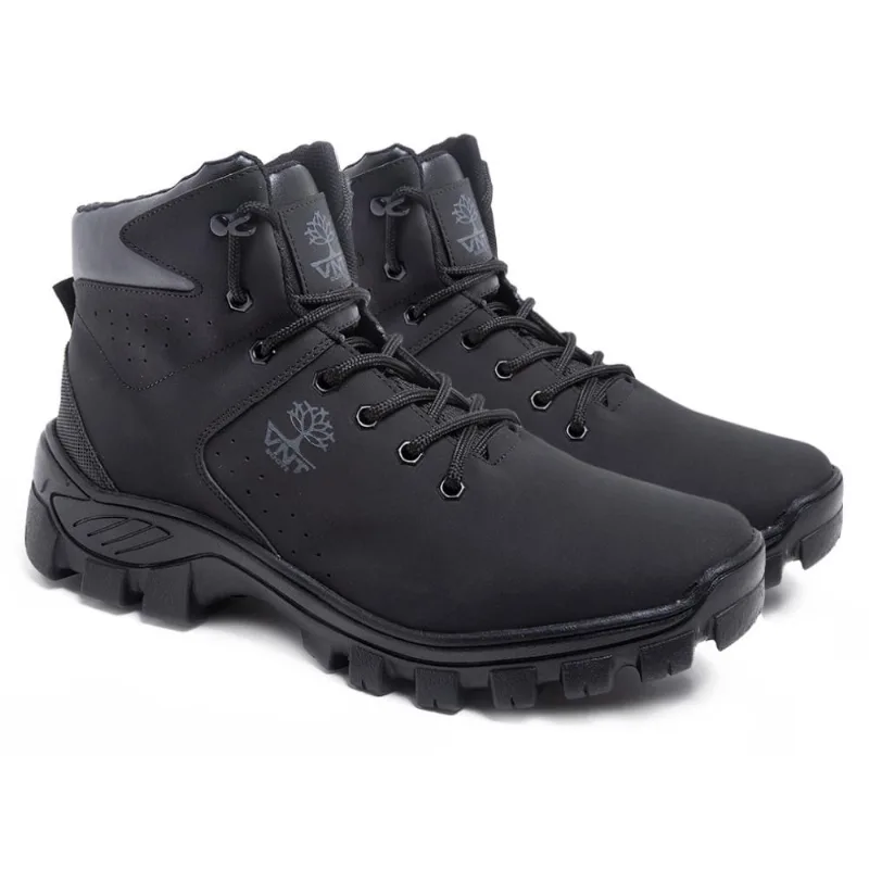 Bota Coturno Adventure Venetto Masculino Couro Conforto