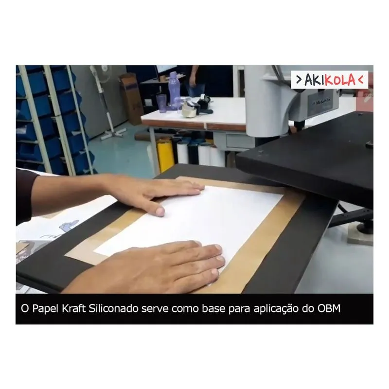 Papel Kraft Siliconado - A3 - 50 Folhas