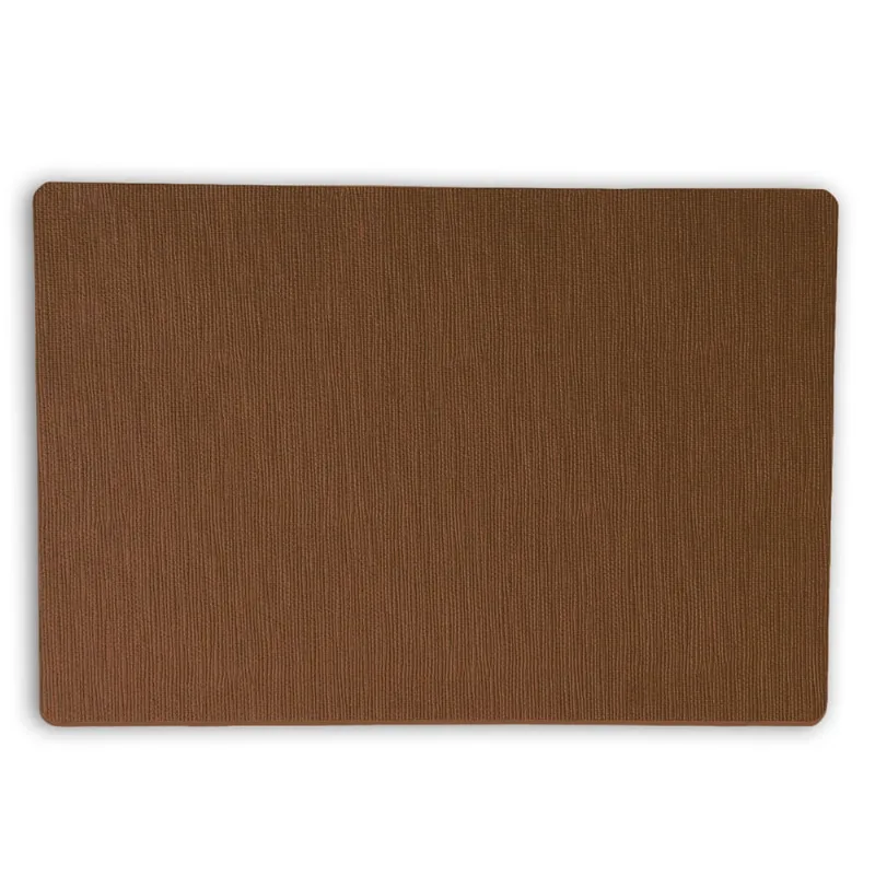 4 Jogo Americano Para Mesa Sintético Sisal Chocolate