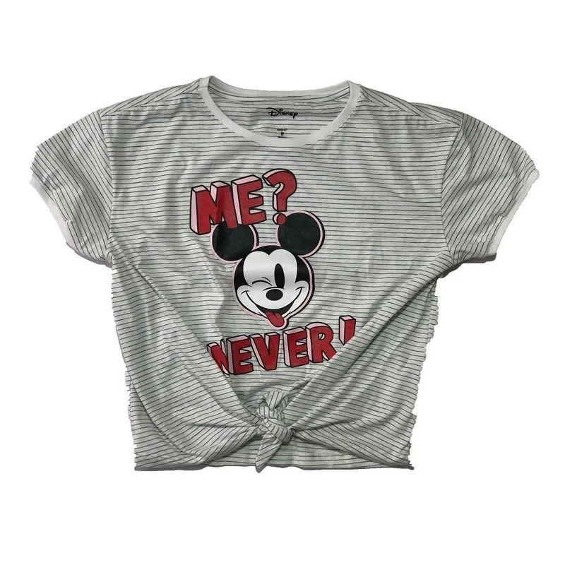 Blusa Cropped Nozinho Colcci Disney Mickey Branca G