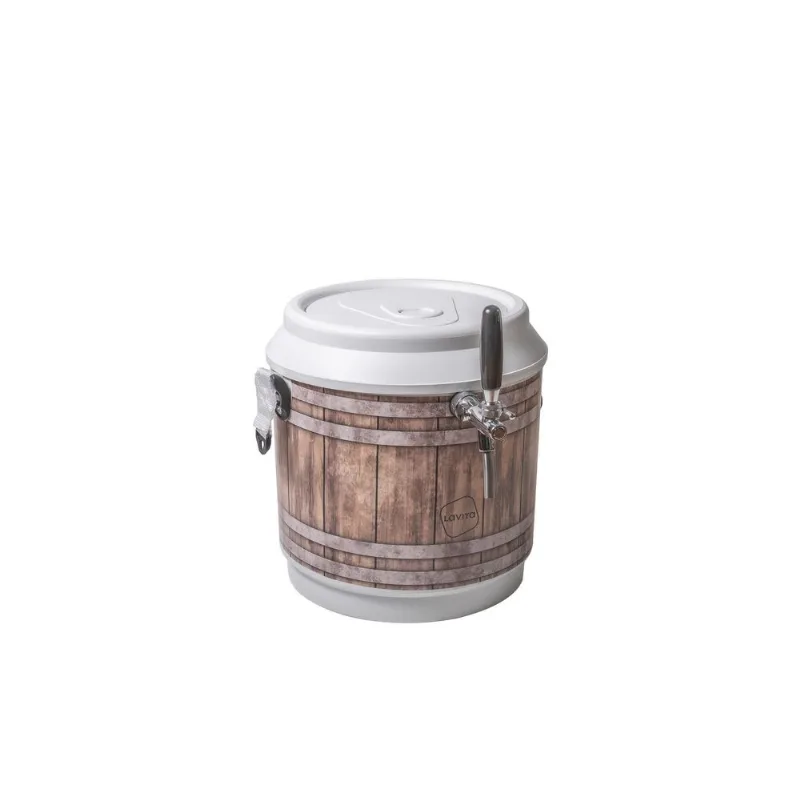 Chopeira A Gelo Lavita Cooler 21l - Branco Barril Serpentina Em Alumínio E Torneira Italiana 1 Via