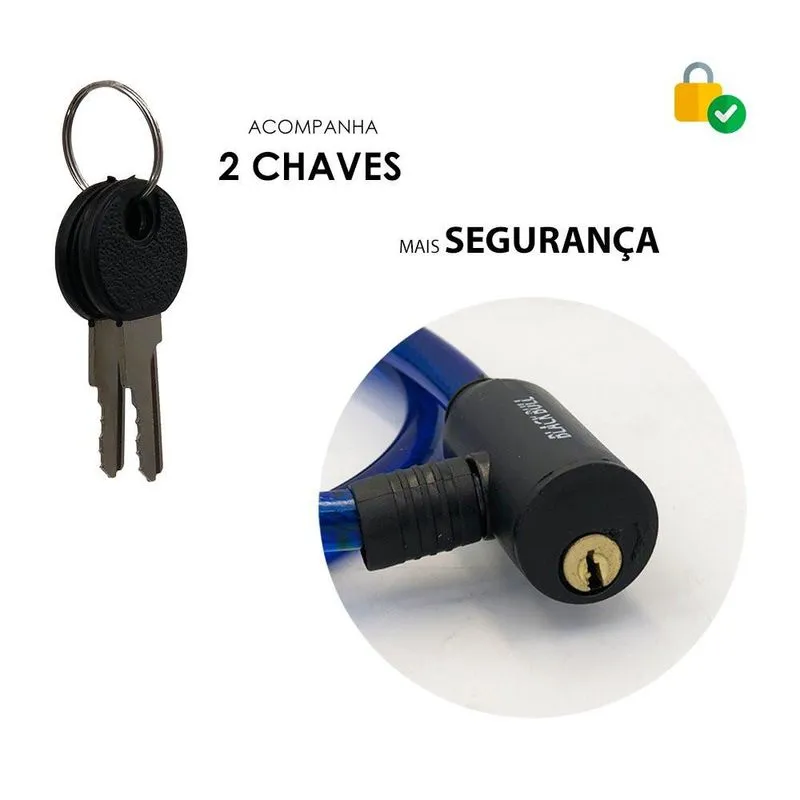 Trava Para Bicicleta Reforçada 1m X 12mm