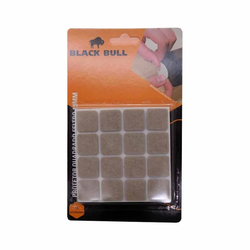 Protetor Auto Adesivo Quadrado 8301 Black bull - 16PCS