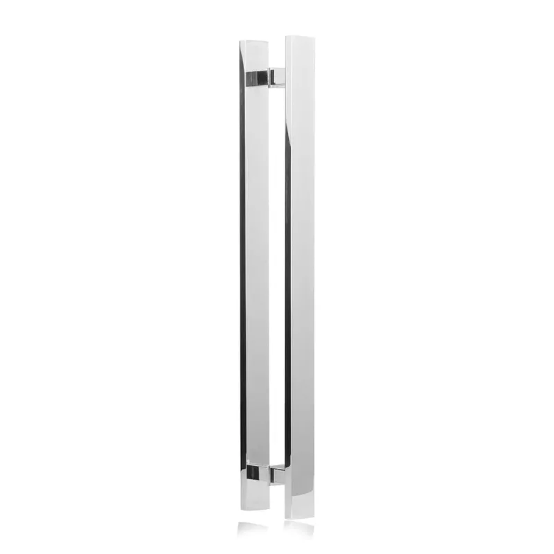 Puxador para porta barra chata reto 60 cm polido