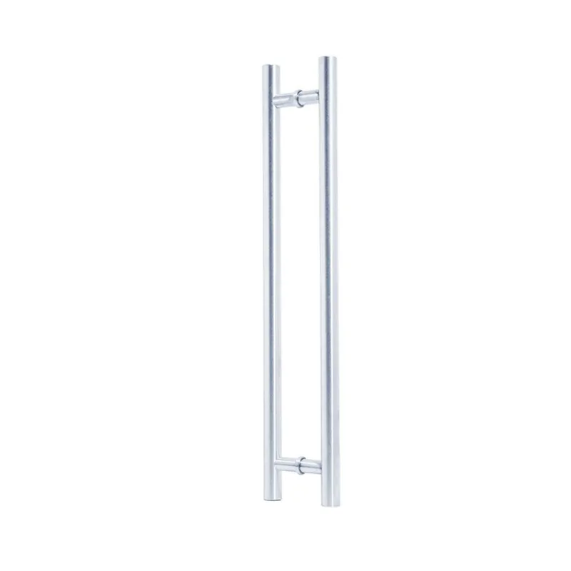 Puxador para Porta Tubular Reto 120 cm Escovado