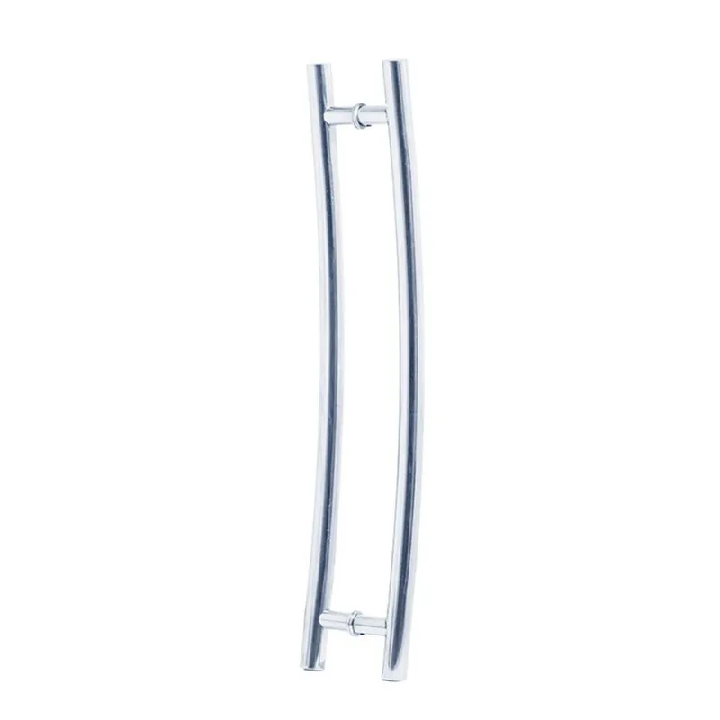 Puxador para Porta Tubular Curvo C 120 cm Polido