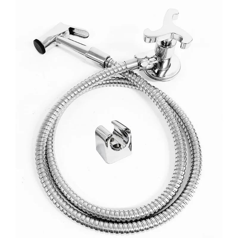 Ducha Higiênica Metal 1/4 de volta C34 Gatilho Metal Cromado