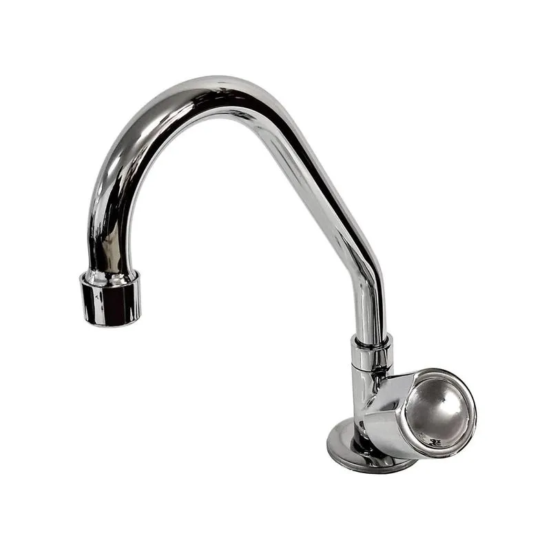 Torneira Cozinha Mesa Metal Cromado Bica 1/4 Volta C40