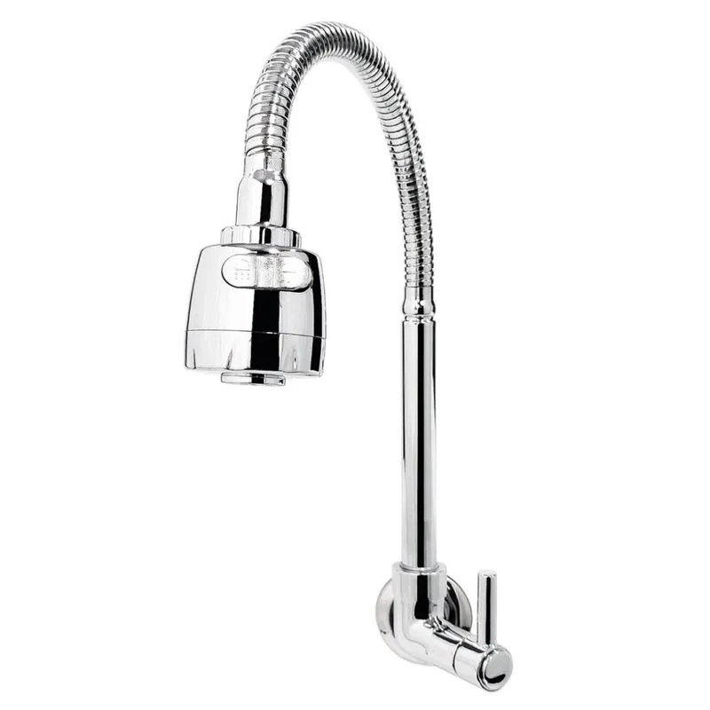 Torneira Flexível 1/4 Volta C62 Para Parede Gourmet Cozinha