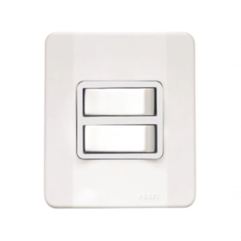 Interruptor Simples 2 T.s C/caixa Sobrepor Branca 62500 - Pezzi