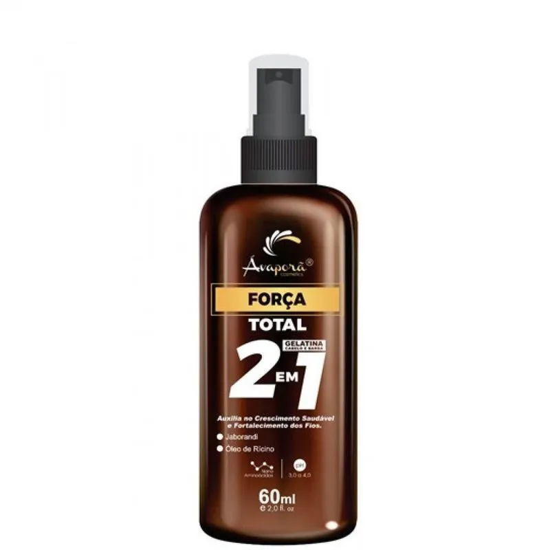Tônico Capilar Cresce Cabelo Força Total 2 Em 1 60ml