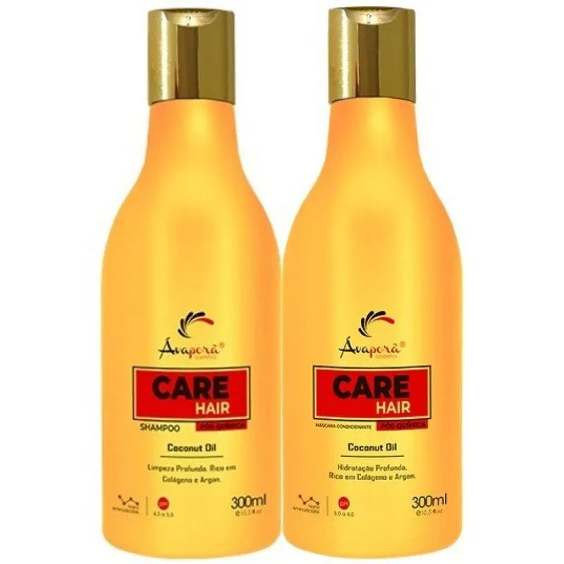 kit Pós Química Care Hair Ávaporã Cosmetics