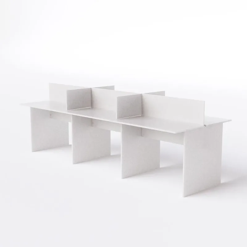 Bancada De Trabalho 6 Lugares Bianco